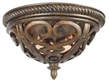 French Quarter 13 Wide Flushmount Outdoor Ceiling Light