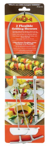 Mr. Bar-B-Q, Inc. 40170X Flexible Grilling Skewers, 2-Pack