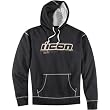 Icon County Men's Hoody Casual Sweatshirt - Black