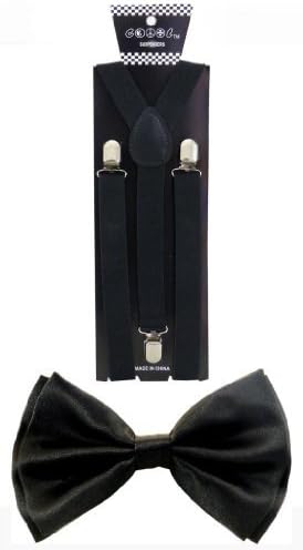 JTC Belt Men's Nice Shades Combo Pack Suspenders & Bow Ties