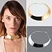 NYBK Fashion Mirror Finish Choker Necklace Collar