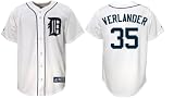 Verlander #35 Detroit Tigers Majestic Replica Home Jersey - Large