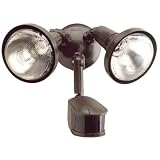 Cooper Lighting MS245R 240 Degree 300W PAR Motion Security Floodlight with Reflectors, Bronze