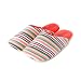 (ベースコントロール)BASE CONTROL multi border pile slipper レッド系(063) 99