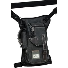 (デバイス)DEVICE マスター 2way レッグポーチ BK/スモークブラック【トラベル】(FHS-82048BK)