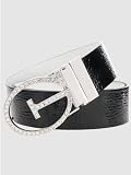 GUESS Reversible Belt with Rhinestone G Buckle