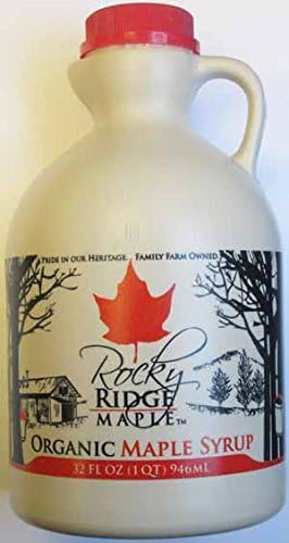 Rocky Ridge: Organic Grade B Maple Syrup 32 Oz (2 Pack)