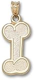 Dawg Bone Stippled 3/4 Charm/Pendant -14K/10K, Stainless Steel or Gold Plated