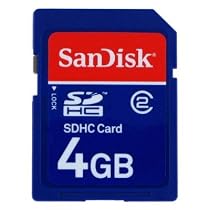 Sandisk 4GB Secure Digital SD HC Memory Card (SDSDB-4096, BULK, No Reader)