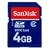 Sandisk 4GB Secure Digital SD HC Memory Card (SDSDB-4096, BULK, No Reader)
