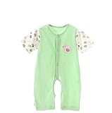 CHOUeTTe ベビー服 ロンパース 新生児～１歳まで 前開き ボタン 半袖 綿100% 肌着 可愛い アニマル柄 出産祝い 誕生日プレゼントにもどうぞ 色柄サイズ多数 オリジナルタオル付き (ヒヨ