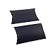 Beautiful 3”x5” Black Fashion Kraft Pillow Box Perfect for Jewelry Set, Ring, Necklace, Earring (6 Boxes per package)