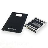 Original Samsung Akku Li-Ion für Galaxy S2 (GT-I9100) - schwarz (EB-K1A2EBEGSTD) - 2000 mAh + original [cellePhone] ScreenCleaner