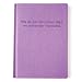 Purple Embossed Memories Leather Journal - Lined