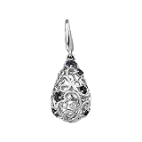 14K White Gold 3/8 ct. Amethyst Charm