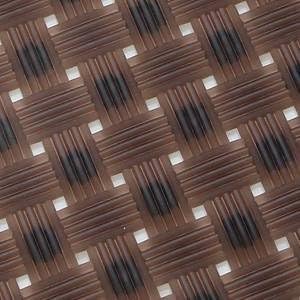 Wide Weave Bath Mat - Chocolate