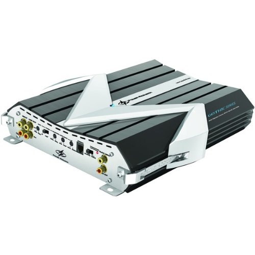 POWER ACOUSTIK OVN2-1250 GOTHIC SERIES AMPLIFIER WITH FULL CROSSOVER CONTROLS (1250W X 2 WITH DASH MOUNTED SUB WOOFER CONTROL)