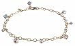 Gold Clear Dangle Anklet