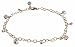 Gold Clear Dangle Anklet