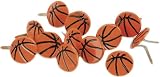 Eyelet Outlet Brads, Basketball 12/Package
