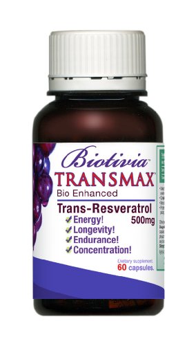 Biotivia - Transmax Resveratrol 500 Mg, 500 mg, 60 capsules