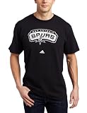 NBA Men's San Antonio Spurs Short Sleeve T- Shirt (Black, Medium)