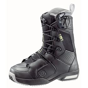 Salomon Maori Snowboard Boots Black White - Mens by Salomon