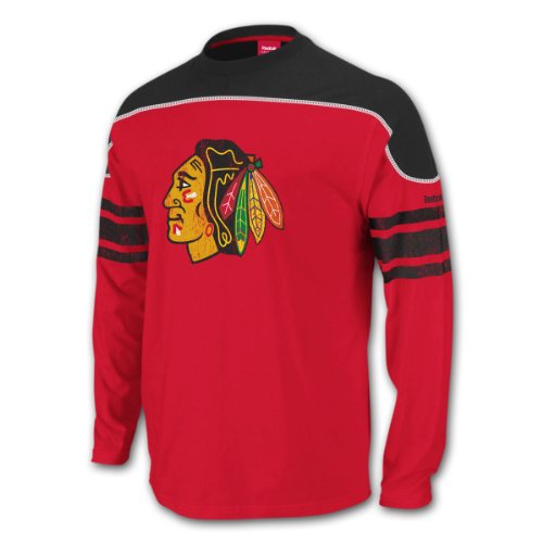 Chicago Blackhawks Shootout Long Sleeve T-Shirt Size M