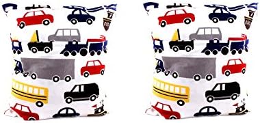 Printing Baby Cloth Diaper Laundry Wet and Dry Bags L25 (Car 2pcs)