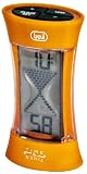 Trevi Digital Hourglass Egg Timer with clock - Orange