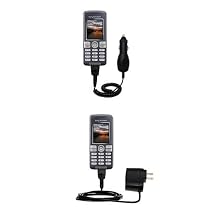 Essential Kit for the Sony Ericsson K510i - includes Car and Wall Charger with Rapid Charge Technology - Gomadic Brand w/ TipExchange Technology