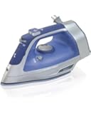 Hamilton Beach Steam Iron with Retractable Cord, 3-Way Auto Shutoff & Durathon Soleplate (19803)