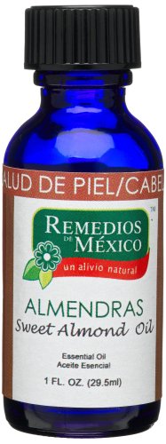 Remedios De Mexico Almendra (Sweet Almond Oil), 1-Ounce Bottles (Pack of 4) by Remedios De Mexico
