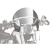 National Cycle N21405 Switchblade Chopped Clear Windshield for Honda VT1300C/VTX1300C, Suzuki M50, Yamaha XVS650A/XVS950/XVS1100A