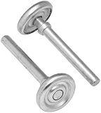 National Hardware V7601 Standard Garage Door Rollers, 1-7/8-Inch Roller 4-3/8-Inch Stem 7/16-Inch Shaft, Plain Steel, 2-Count