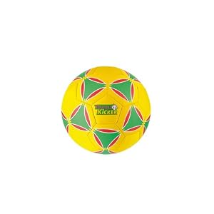 Happy People 76700 Teufelskicker - Ballon de football - Enfant - Jaune/vert/rouge - 5