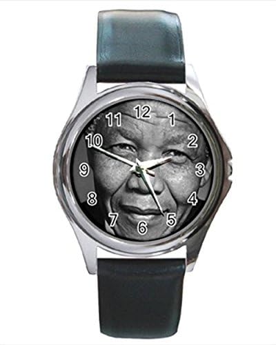 Nelson Mandela Round Metal Watch copy.jpg