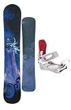 Sims 154 cm Snowboard W/ Technine JV Womens Bindings
