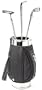 Stiftehalter Golfbag mit Golf Kugelschreibern