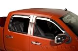 Putco Chrome In Channel Element Window Vent Visors Deflectors4pc SetGMCSierra2007 to 2008(NewBody) Ext. Cab