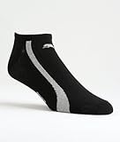 Puma Men's Metallic Accent No Show Socks Hosiery