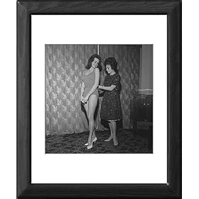 Framed Prints of Jackie White Miss UK Q8864-33 from Mirror Photos