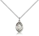 St. Madeline Sophie Barat Medal, Sterling Silver, Small Charm Size