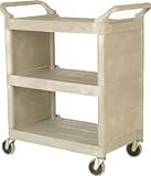 エレクター　ラバーメイド　ユーティリティーカート　両端パネル付き　7589450 33558827