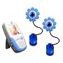 1 plus 2(double blue) Handheld 2.5" Video Color Baby Monitor 2.4GHz Wireless Camera Daisy-(Day & Night) (Video & Audio) Infant Nursery Monitor with rechargeable receiver w/ 2 Packs CCTV Surveillance Cameras