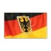 22 x 14 Wall Vinyl Sticker German Flag Waving