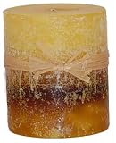 3x3 Round Honeysuckle Candles By Stone
