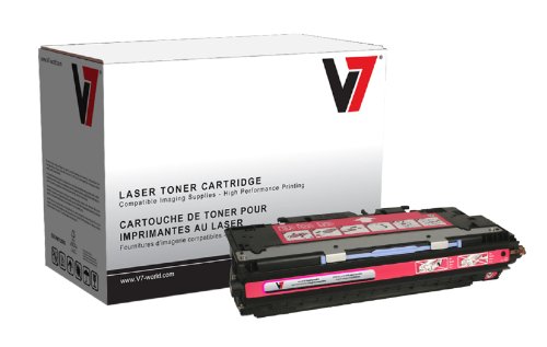 V7 Magenta Toner Cartridge for HP Color LaserJet 3700, 3700N, 3700DN, 3700DTN, Q2683A, Q2683A, 95350 and 99B-01977 (V73700M)