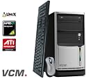 VCM Porphyrion Desktop-PC (AMD Sempron 140 2.7GHz, 1GB RAM, 160GB HDD, ATI onboard, DVD, Linux)