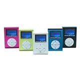 2GB Clip-On Shuffle LCD MP3 Player Five Colors to choose from: Blue, Black, Pink, Silver and Green.